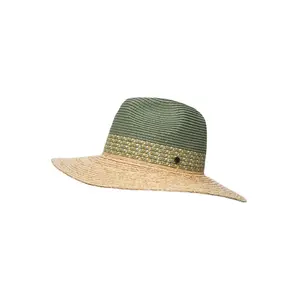 Amelia Island Stripe Hat | Natural / Soft Fern