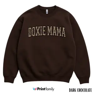 Leopard Dachshund Mom Tee, Doxie Mama Sweatshirt or Shirt, Dog Lover Gift, Dachshund Mama Gift, Dachshund Gift,