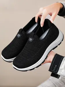 Women's Lightweight Walking Shoes Soft Sole Versatile Slip-On Mom Shoes, Comfortable Casual Footwear for Daily Wear