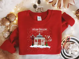 Stars Hollow Christmas Festival Sweatshirt, Gilmore Girls Fans Gift, Luke’s Diner Shirt, Founded 1779, Gift for Wife