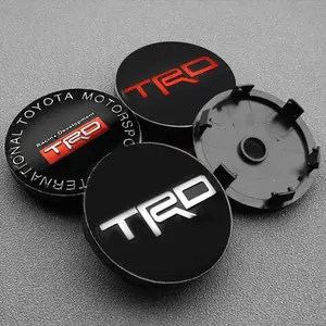 4pcs 60mm Car Wheel Center HUB Caps, Fits Toyota Trd Corolla Camry Rav4 Auris Avalon, Durable Stylish Replacement Parts