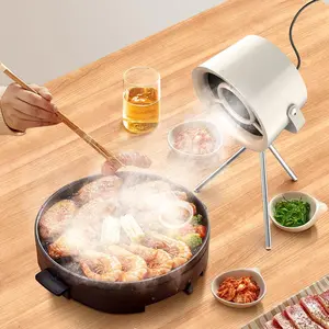 Portable Range Hood, USB Powered Kitchen Exhaust Fan, Desktop Range Hood, Kitchen Vent, Household Appliances for Kitchen, Ventilation Ventilator