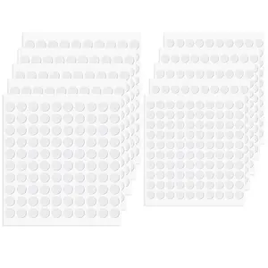 10 Sheet 1000 Pcs Round Double-Sided Foam Dots Adhesive 3D Craft Foam Tape Mini Foam Stickers for DIY Art Crafts Scrapbooking Handmade Card Making (0.3 inch & 0.4 inch)