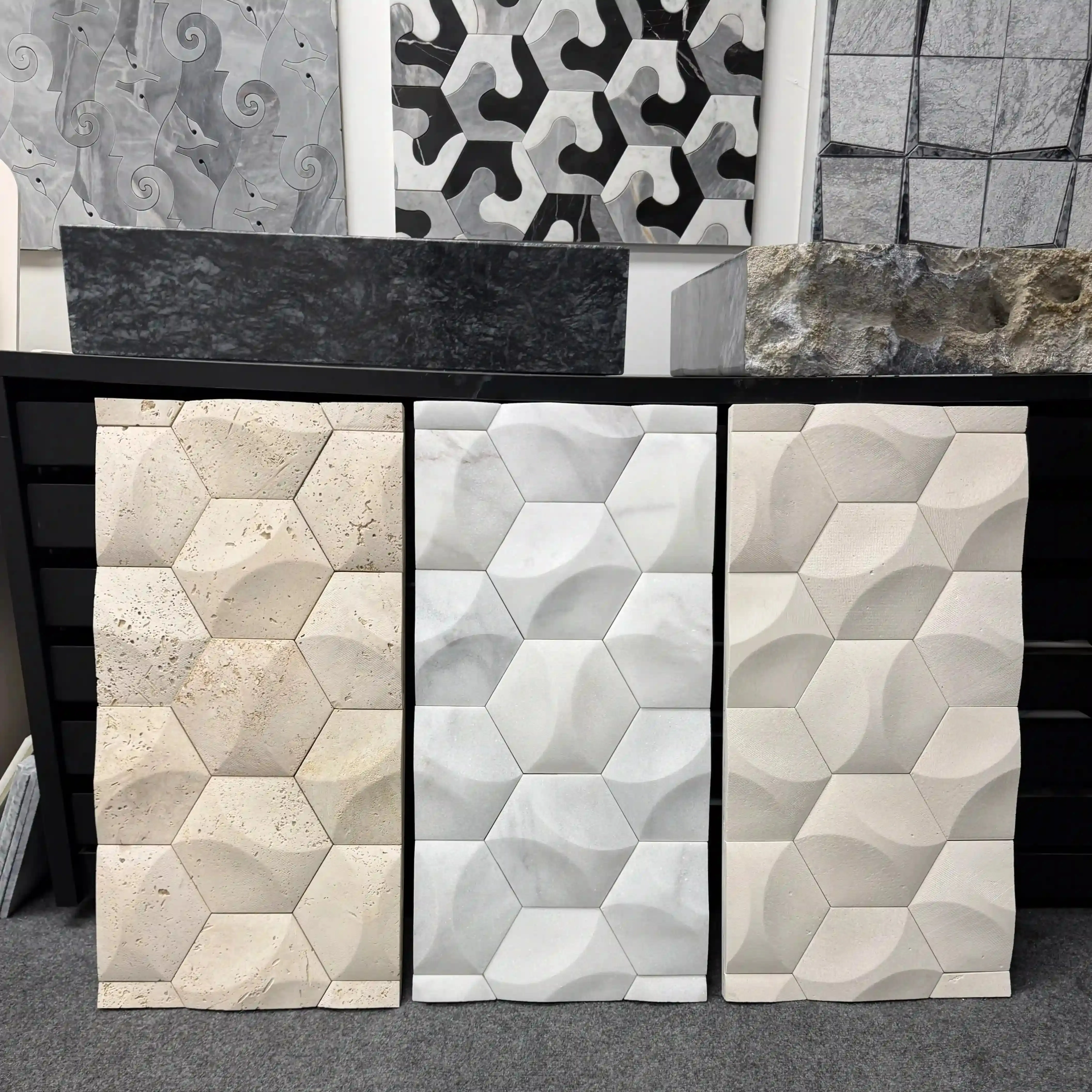 SAMPLE - ORBIS ( 0.196 sqft sheet ) : 3D Wall Tile