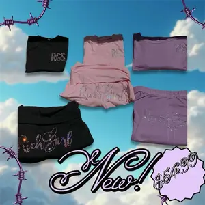 Rich Girlz Society Rhinestone Lounge Set  Womenswear
