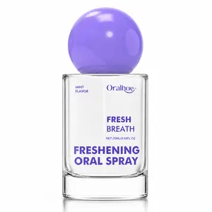 Fresh Breath Spray, Mint Flavor, Alcohol-Free Oral Spray, Portable 20ml, Hydrating Xylitol Formula for Anytime Refreshment on-the-Go