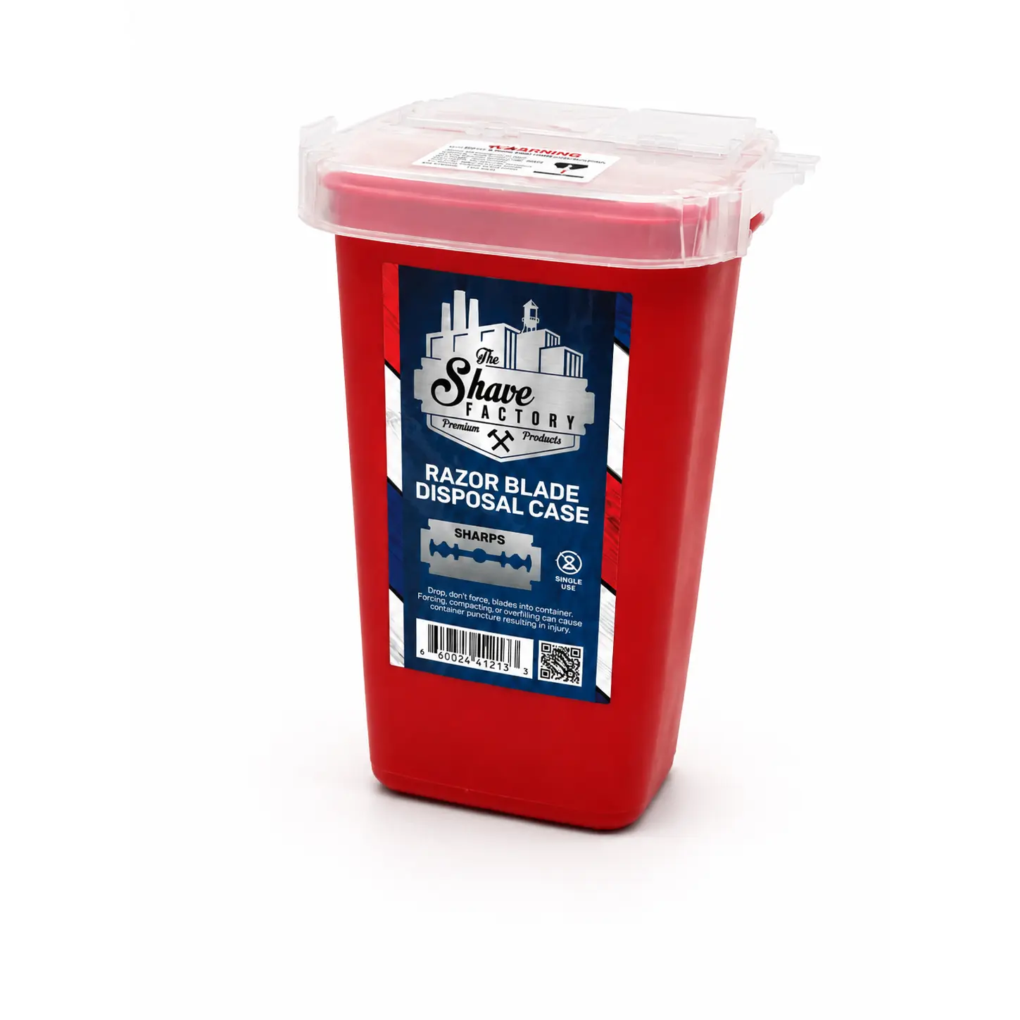 The Shave Factory Razor Blade Disposal Container