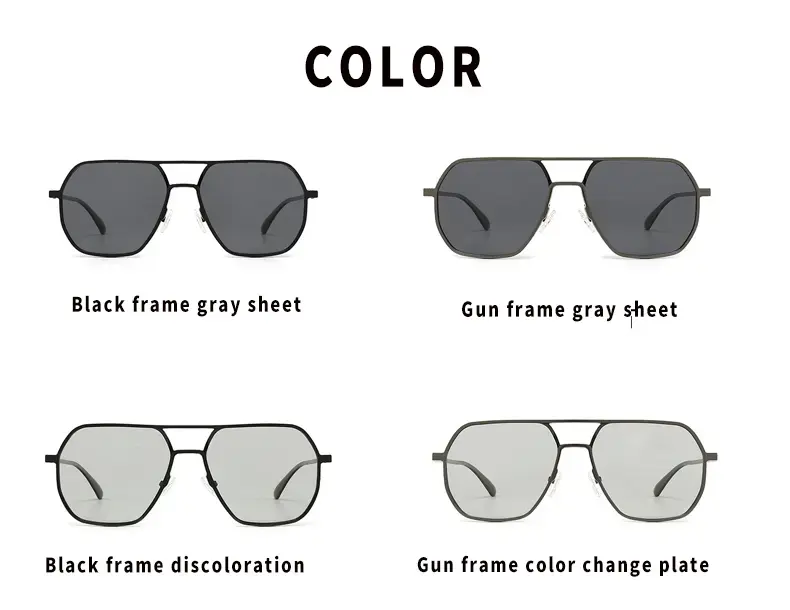 GIMELEST-07 Aviator Sunglasses Unisex UV400 Protection TAC Polarized Glasses Designer Sunglasses for Travel Use Summer 2025 Geometric Frame Double Beam Sun Protection Trends Travel Accessories Driving Glass Summer Freshness Sunglassesmen