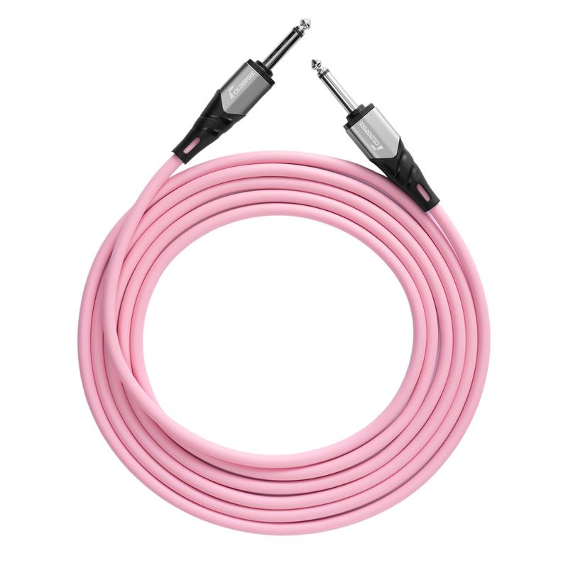 LEKATO Guitar Cable 10ft/3m Noise Reduction Professional Musical Instrument Cable Flexible Line for Electric Guitar Bass Trendy and Fashionable