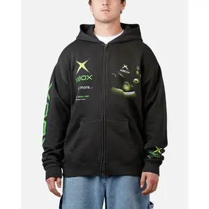 73Studio X Xbox 25th Anniversary Play More Zip Hoodie Black