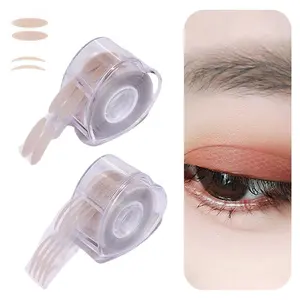 1200pcs Self-Adhesive Invisible Double Eyelid Tape, Lift Strips for Hooded Droopy Uneven Mono-Eyelids, with Fork Rods & Tweezers