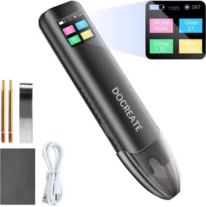 Battery Spot Welder, Portable Handheld Mini Spot Welder with LCD Display or LED Indicator, 99/11 Power Levels, Auto & Manual Modes, Welds 0.25mm Pure Nickel for 18650 Battery DIY Repair & Welding