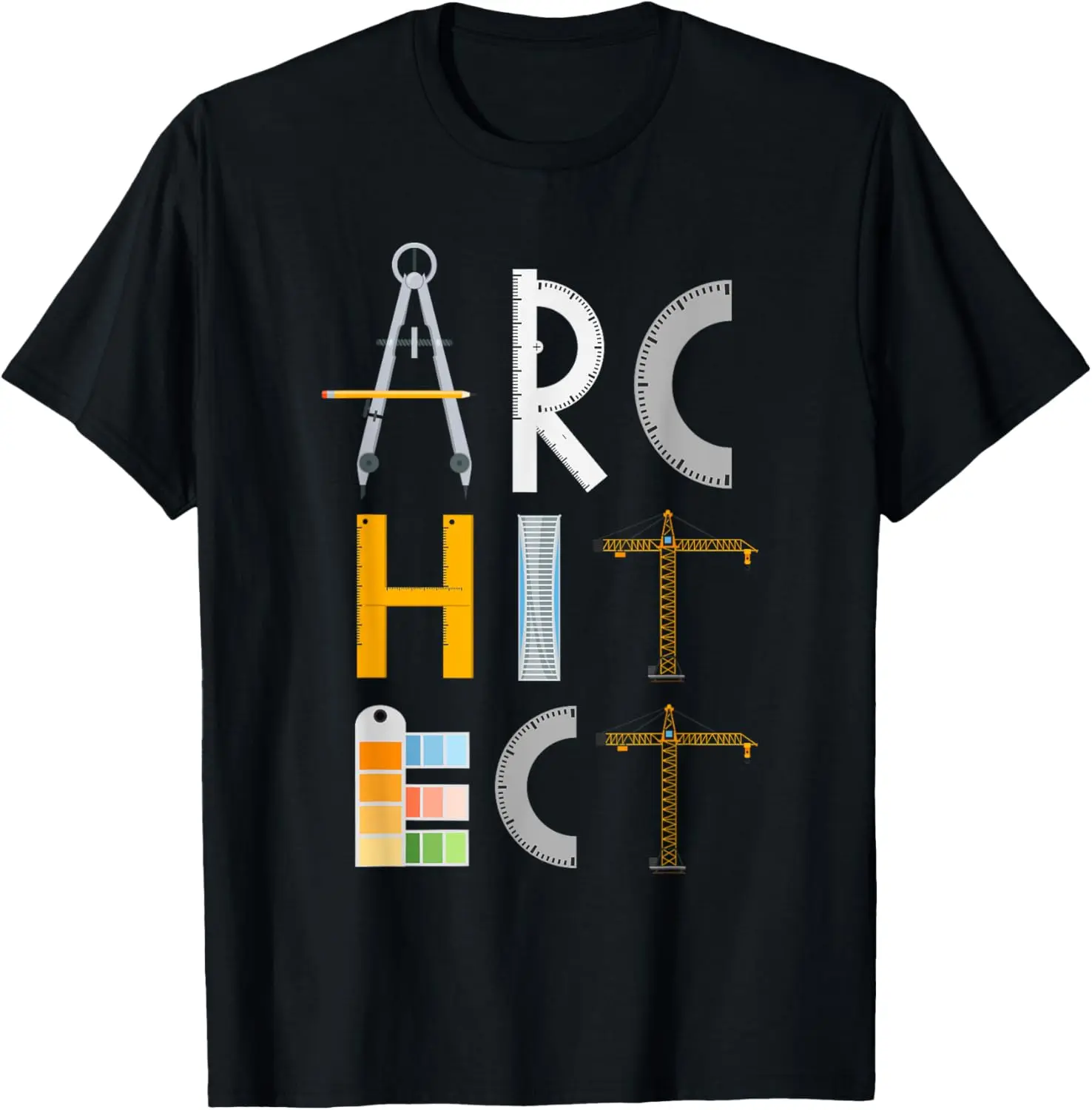 Architect Tshirt Gifts Architecture Students Men Women Casual Summer Shortsleeve Cotton T-Shirt