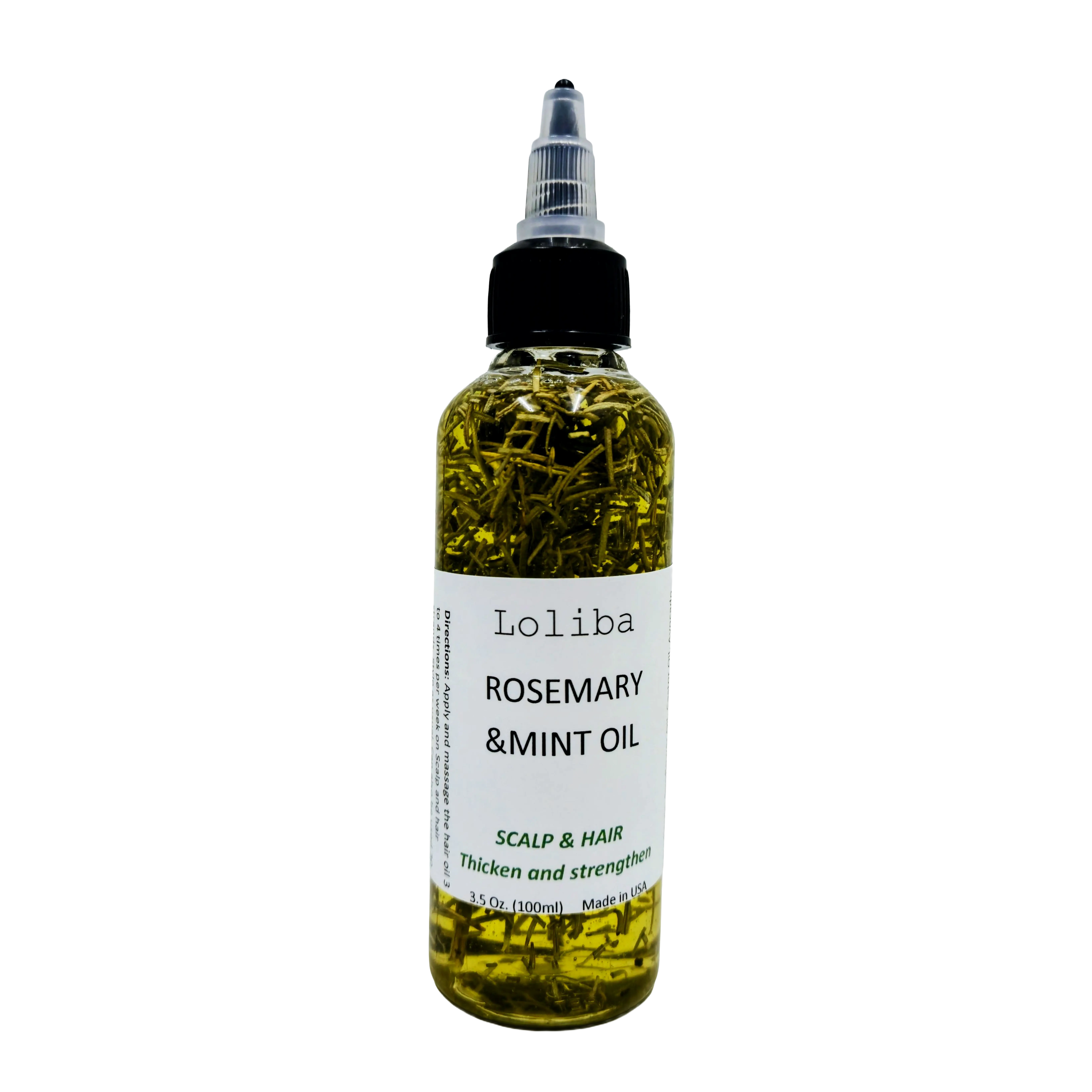 Extra Strength Rosemary Mint Hair Gowth Oil, Enriched with essentia oils and castor Oil 3.5 / 100 ml