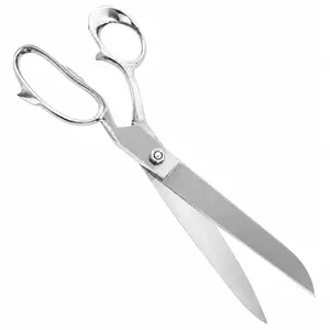 12-Inch Heavy Duty Stainless Steel Tailor Scissors, Professional Sewing Shears with Extra Large Finger Holes, Long Sharp Blades for Fabric Cutting, Sewing, Tailoring, Crafts – SC-77120
