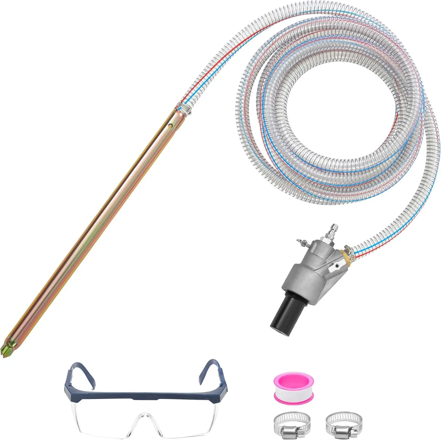 M MINGLE Pressure Washer Sandblasting Kit, 5000 PSI Wet Sand Blaster for Pressure Washer, Power Washer Sand Blaster Kit, 8.0 GPM, 1/4 Inch Quick Connect