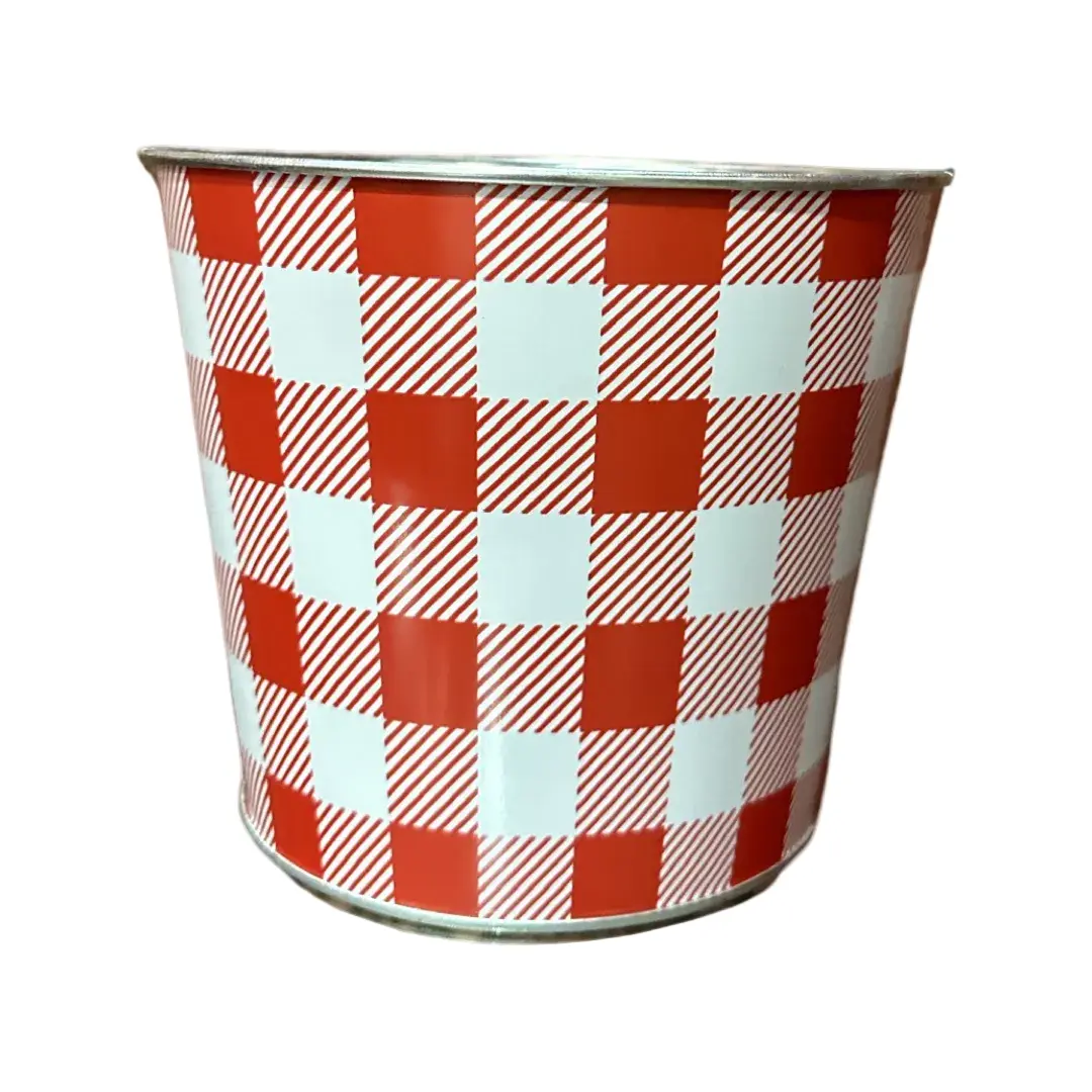 Galvanized Check Pot Cover