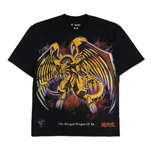 YUGIOH RA JUMBO PRINT SHIRT (BLACK)