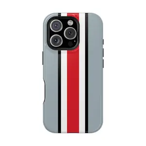 Ohio St. Football Stripes iPhone Magnetic Tough Cases Compatible with iPhone X, 11, 12, 13, 14, 15 & more