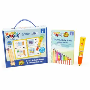 Learning Resources LRN2551 Hot Dots Math Numberblocks Activity Book Interactive Printed Book
