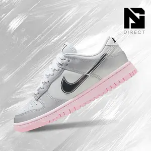 Nike Dunk Low LX Metallic Silver Pink Foam (Women's) – Women's Lifestyle Sneakers – Shoes For Woman-Vintage-Spring & Summer-Inspired Running Shoes, Shock-Absorbing Comfort, Gym To Streetwear Casual Wear-back to school– HM3698 006