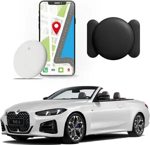 Car GPS Tracker (lOS only), Magnetic GPS Anti-lost Device with Adhesive Silicone Case, Anti-lost Hidden Air Tag for Car, Bicycle, Motorcycle, Smart and Wearable Devices