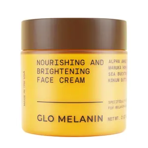Glo Melanin Nourishing and Brightening Face Cream with Chamomile Extract & Raw Manuka Honey facial cream