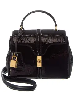 CELINE 16 Mini Sequin Leather Satchel