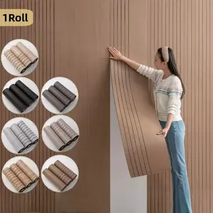 Self-Adhesive Peelable 3D Wallpaper Roll, Wood Grain Design, DIY Home Decor, Suitable for Ceiling, Shelves, Curved Surfaces, Living Room Use, Peel And Stick Wallpaper Designs, Wood Grain Pattern