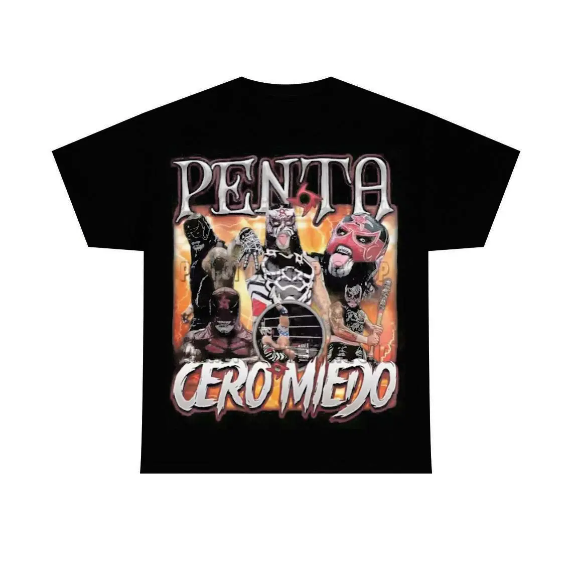 Penta Zero Miedo Vintage Graphic T-Shirt, WWE 2026 Wrestling Tee, Masked Wrestler Fan Shirt, Retro Pro Wrestling Apparel T072478