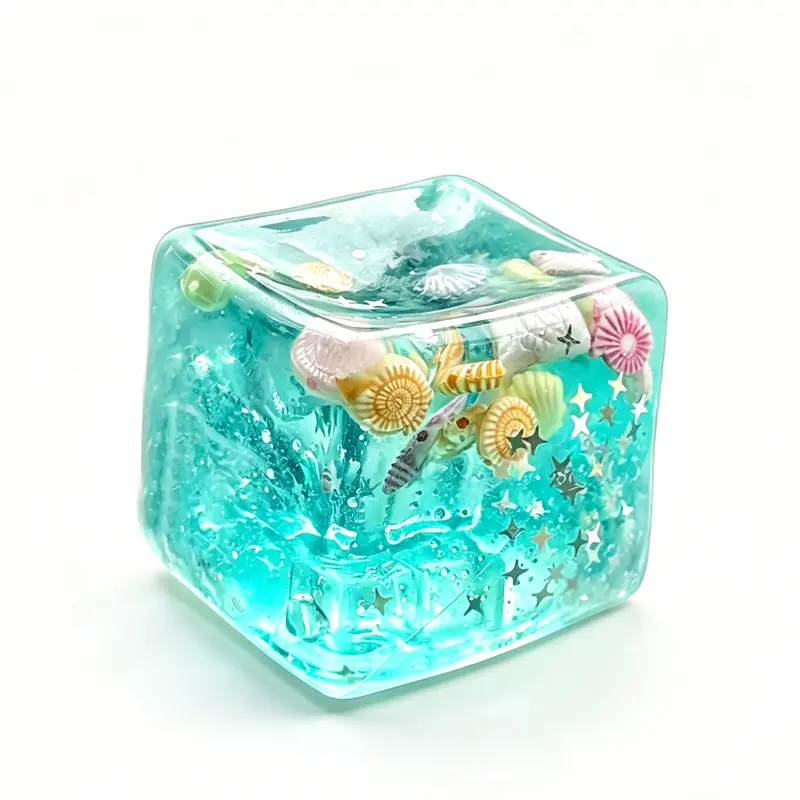 New 3D Cartoon Stress Relief Cube Toy, Soft Squeeze Fidget Toy for Anxiety Relief. Ideal holiday gifts for kids, perfect for Valentine's Day & Easter present exchange.