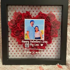 Valentine’s / Anniversary Shadow Box with QR Code