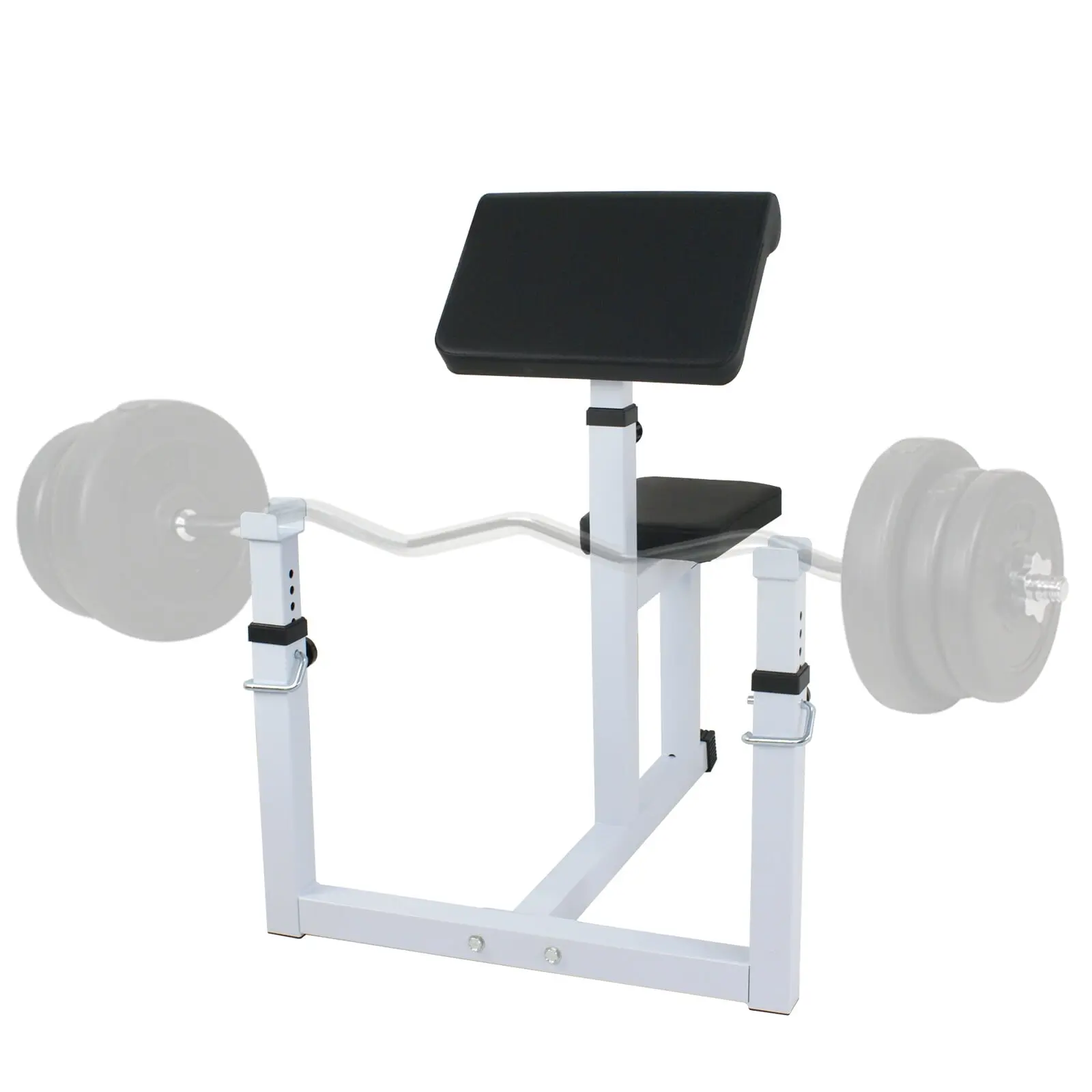 ZENY Adjustable Preacher Curl Bench Bicep Curl Weight Bench Max.550lbs Home Gym Fitness Equipment, Home Exercise Equipment, Adjustable Workout Benches