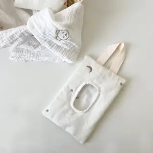 Paper towel box, featuring a unique design, cute little cart-shaped paper towel bag, portable pull-out flap-style paper towel storage box, Bathroom Accessory, Bathroom Organization, Bathroom Accessories Organizer