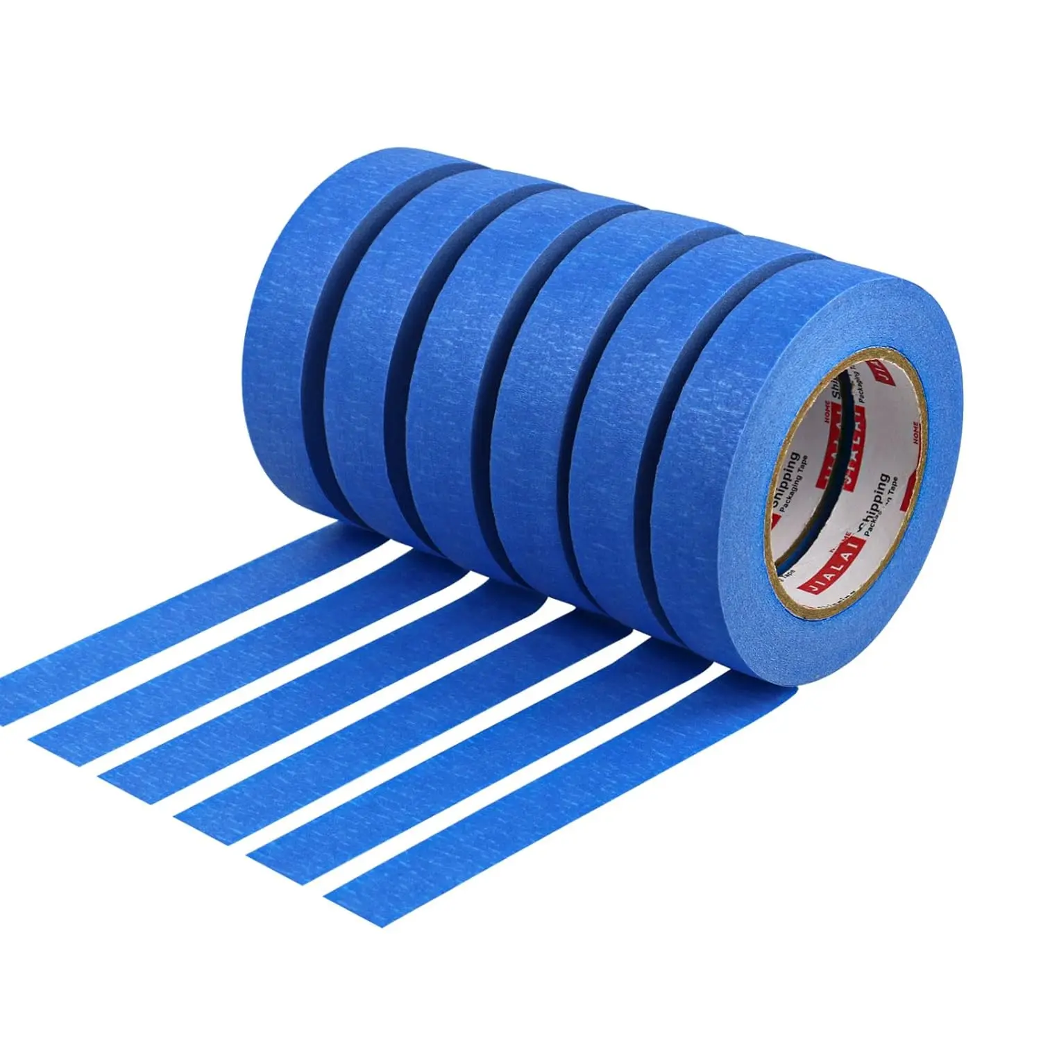 6 Rolls Painters Tape 1 inch Bulk Painter Tape Roll, Blue Masking Tape, Blue  Tape 1 Inches x 60 Yards for General Purpose Walls Painting, Automotive