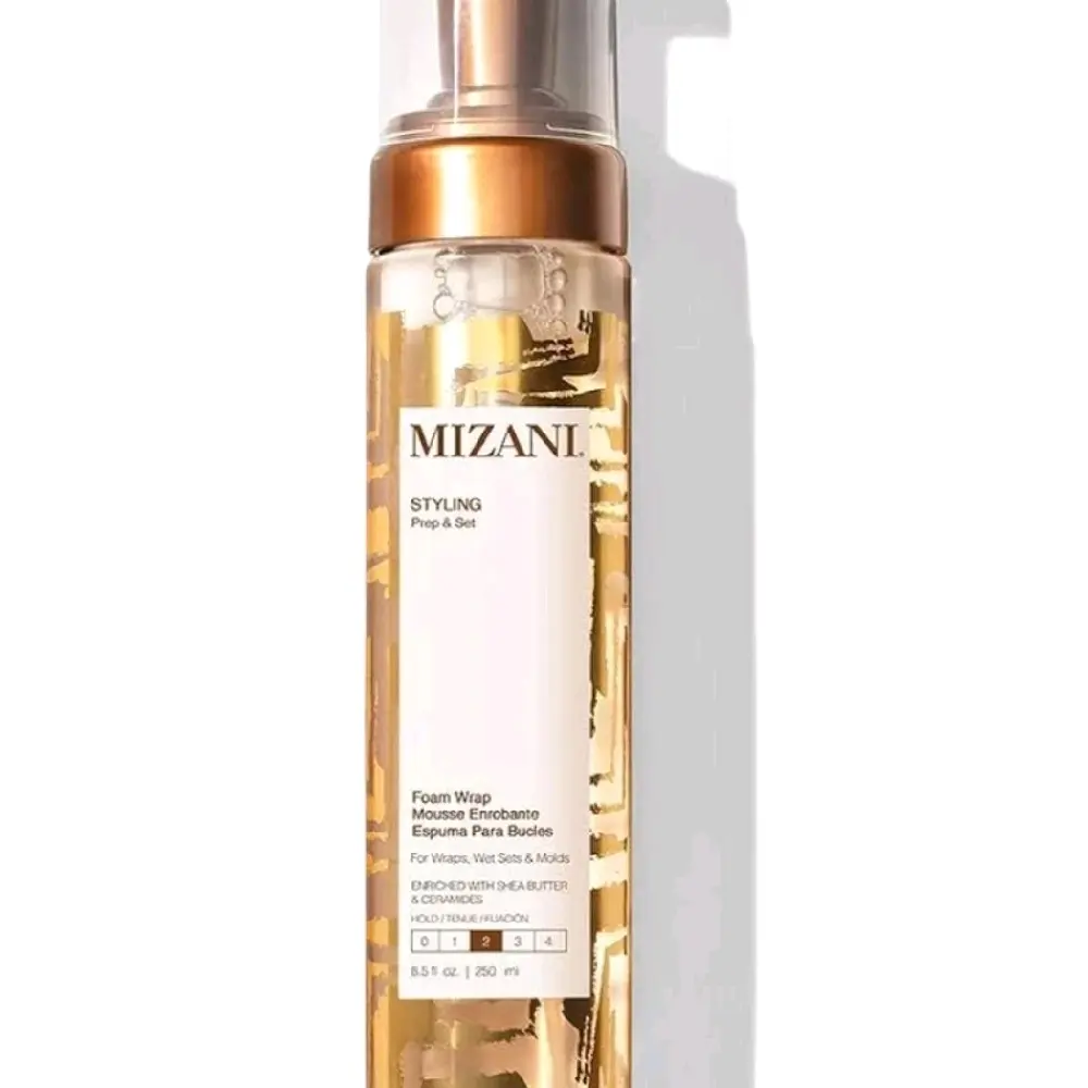MIZANI Styling Foam Wrap for Curly Hair - Balances Hydration, Shine & Hold with Shea Butter for Hair Styling and Treatment - Gel, Haircare