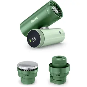 The Only 3-in-1 Personal Cooling System with Fan, InstaChill Cooling Plate & Dry-Touch Mist – Portable, Handheld, Drops Skin Temp Up to 16°F, 10 Speeds, Matcha, FA022GN