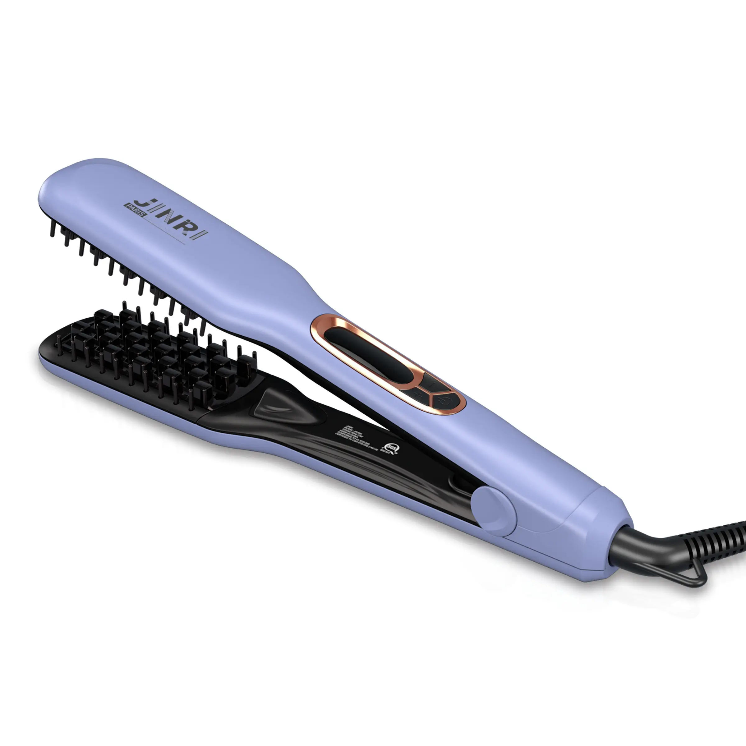 JINRI Professional Volumizing Ceramic Hair Waver Crimper Curling Tool, Adjustable Temperature, 360° Tail Rotation, Long-Lasting Volume, for Short or Thin Hair, Purple,back to school,back to school haul