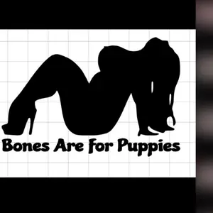 Thick Girl Car Decal