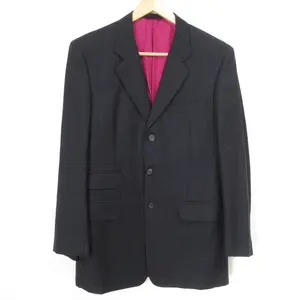 Pre-owned Paul Smith Wool Small Leather Goods COLLECTION Pinstripe Tailored Jacket