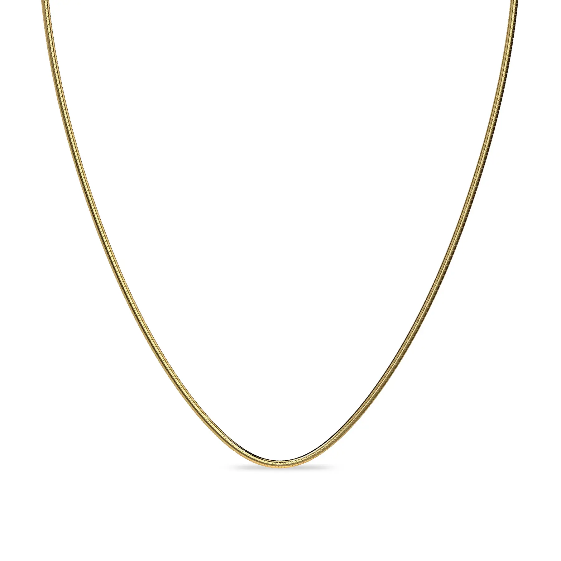 PASCAL Serpentine Chain Necklace for Women & Men Minimalist Jewelry for Everyday Wear