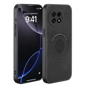 Luxury PU leather phone case for OnePlus 1+ 15/13T/13R/Ace5/Ace5pro/12 /11/ace2/ace2pro/ace3v/nord N20 Some models support MAGNETIC, Support car holder, protective, high-quality, Auspicious Dragon