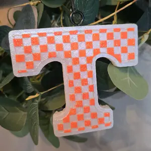 Tennessee Car Freshie Checkerboard Design Car Accessories Car Fragrance Ornament