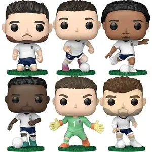 Funko Pop! England World Cup Team (Rice, Foden, Lewis-Skelly, Marc Guehi, Pickford, Stones) Vinyl Figures