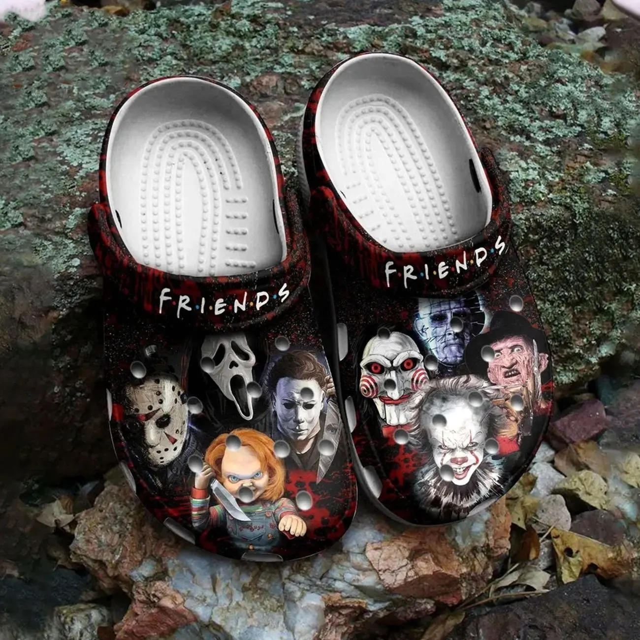 Classic Horror Movie Characters Clogs for Adult & Kids Size