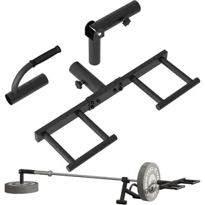 Heavy Duty Landmine Handle Attachment Set Bar Row Viking Press Attachment for Barbell Workouts Weightlifting Landmine Handle Fits 2-Inch Olympic Barbell Strengthen Back and Core Muscles