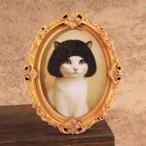 1PC Funny Cat Refrigerator Magnet, Cat Hair Accessory, Perfect Gift for Living Room Study Bedroom Decor, Fun Home Decoration