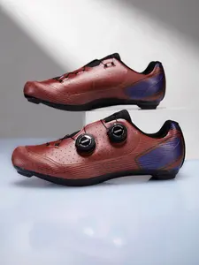 Unisex Cycling Shoes, Road Bike Bottom, Quick Lock Buckles, Breathable Pores, Lightweight, Sporty Style, All Seasons