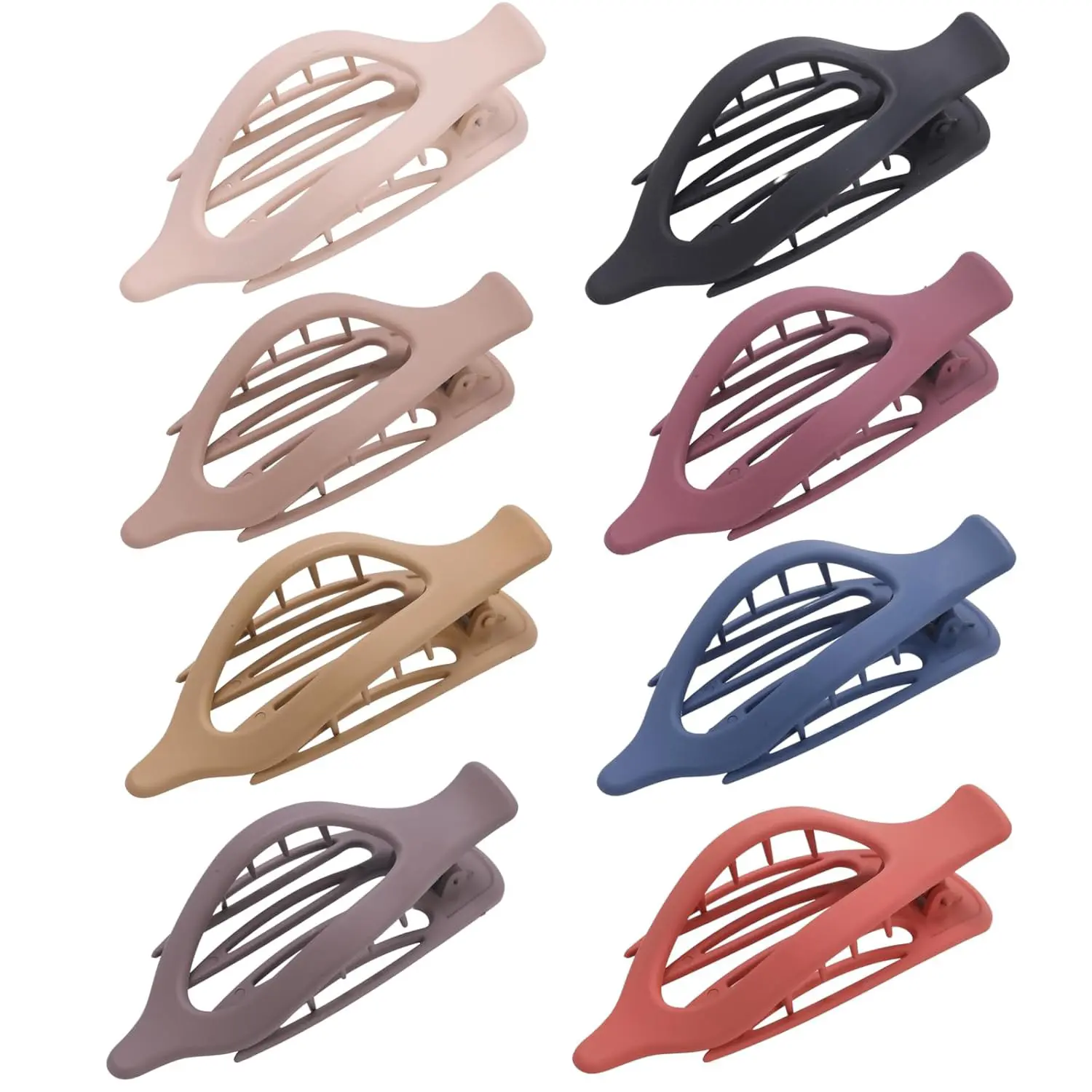 8 piece set A   pointed duck clip