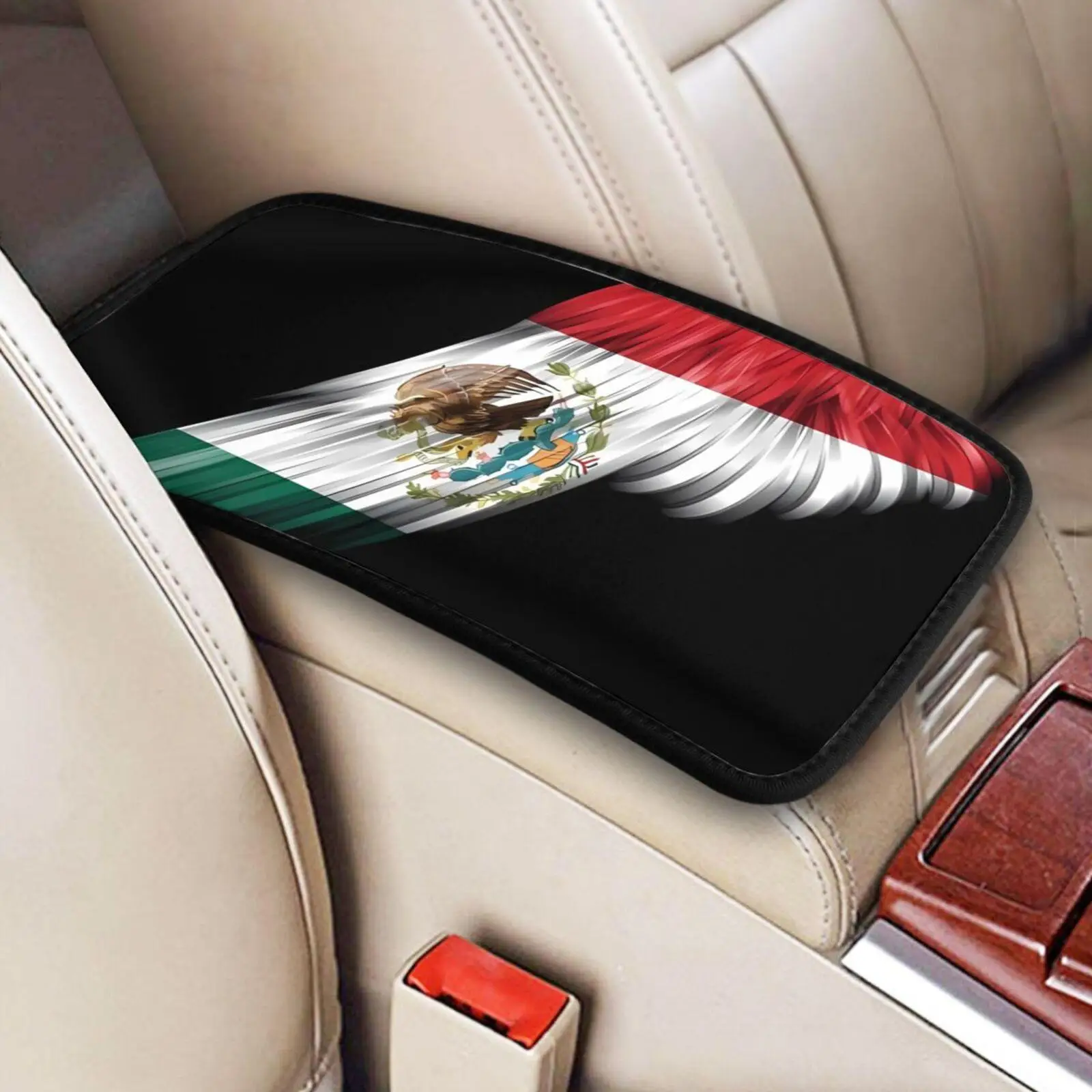 Car Armrest Cushion, Car Center Console Cover, Car Armrest Storage Box Mat, Universal Car Decor Accessories for Most Vehicles